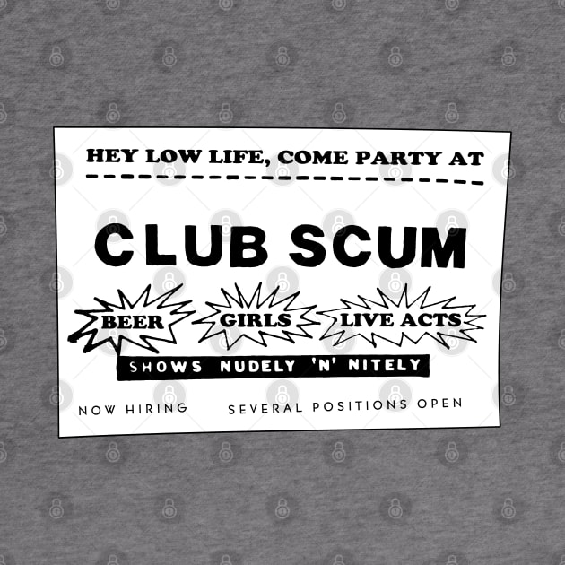 Club Scum Advertisement (from Hobgoblins) by MovieFunTime